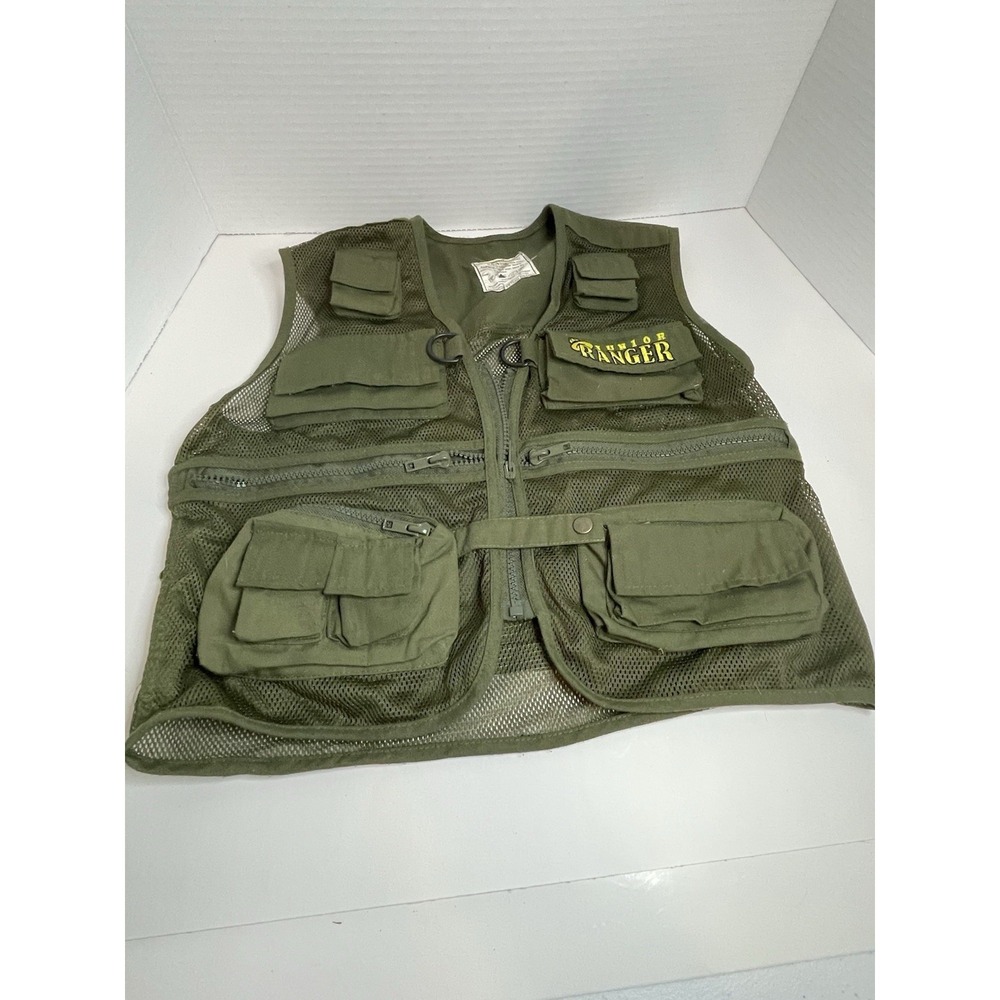 Junior Ranger Vest Green National Parks Youth Large NPS